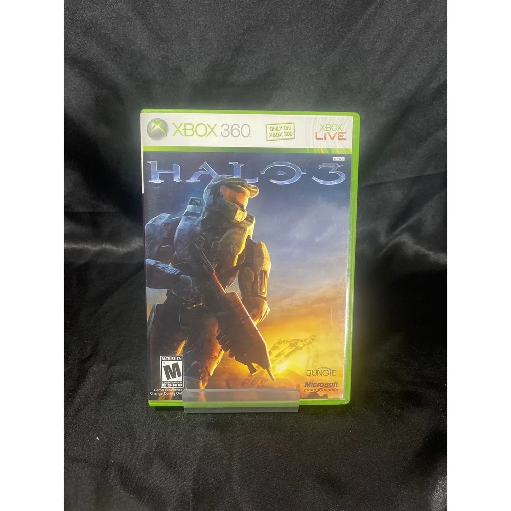 Halo 3 Xbox 360 Microsoft Bungie 2007 First Person Shooter Video Game CIB